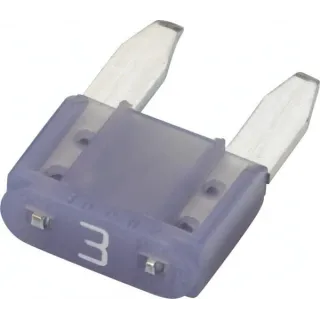 Fuse Mini blade 3A Length 10.9mm purple Pack 50x   8JS728596101 Hella