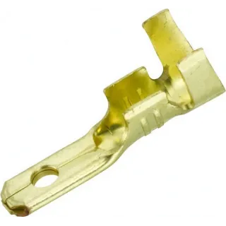 Terminal blade male, silver, 0.5-1mm² 2.8x0.8mm 2.8mm, blister (100x),   8KW744752003 Hella