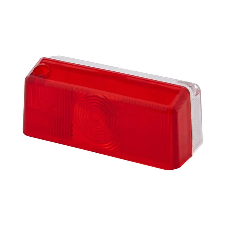Light lens, transparent/red, rectangular LH/RH   9EL132215001 Hella
