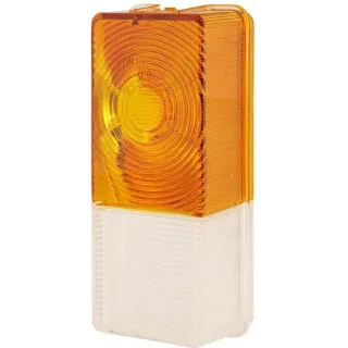 Light lens, amber/transparent, rectangular 170x75mm LH/RH   9EL112744001 Hella