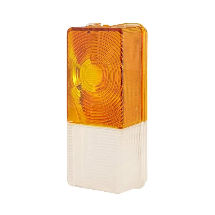 Light lens, amber/transparent, rectangular 170x75mm LH/RH   9EL112744001 Hella