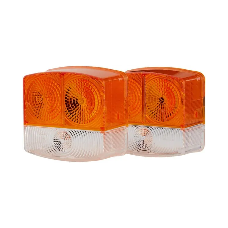 Light lens, amber/transparent, square left   9EL134741021 Hella