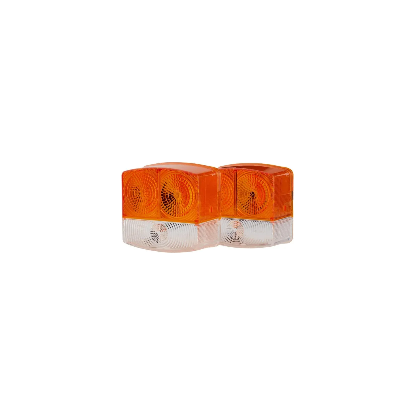 Light lens, amber/transparent, square left   9EL134741021 Hella