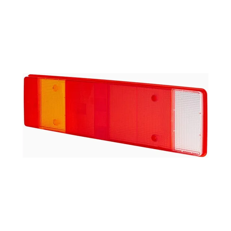 Light lens, red/transparent/amber, rectangular 468x134x30mm LH/RH/rear   9EL152889001 Hella