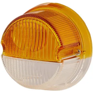 Light lens, amber/transparent, round LH/RH   9EL088538001 Hella