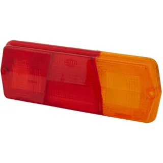 Light lens, amber/red, rectangular rear/right   9EL111647001 Hella