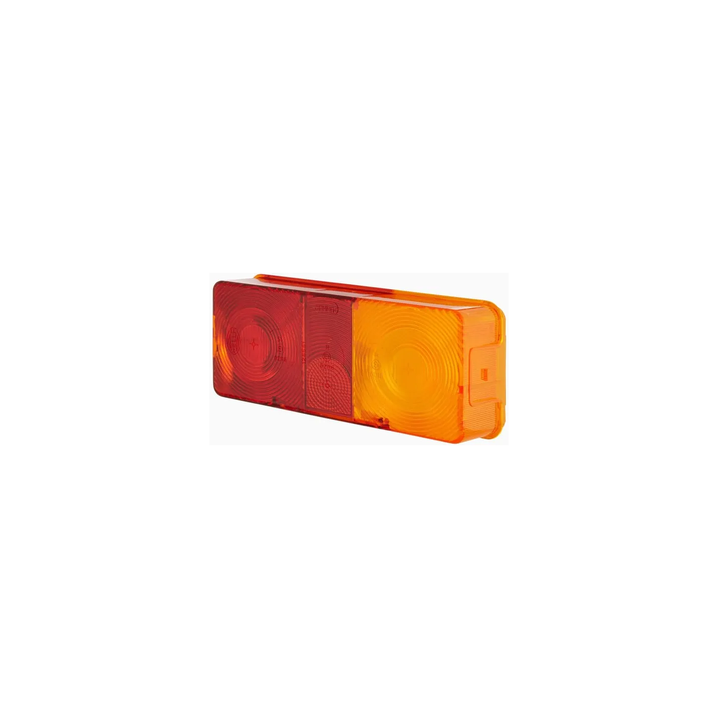 Light lens, amber/red, rectangular rear/right   9EL112741001 Hella