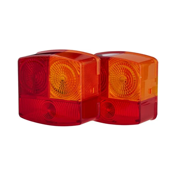 Light lens, red/transparent/amber, square rear/right   9EL134740001 Hella