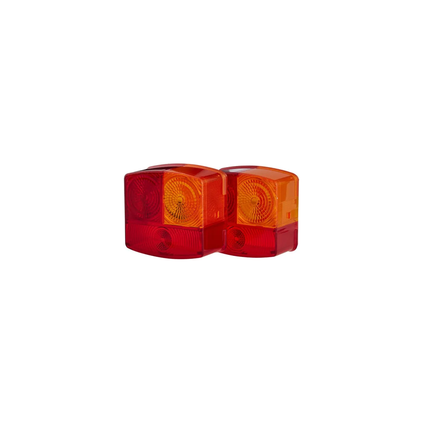 Light lens, red/transparent/amber, square rear/right   9EL134740001 Hella
