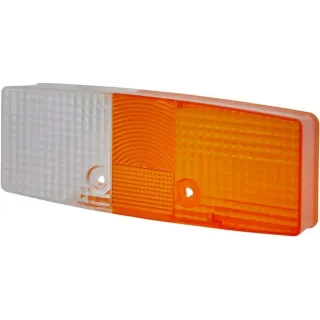 Light lens, amber/transparent, rectangular left   9EL118703001 Hella