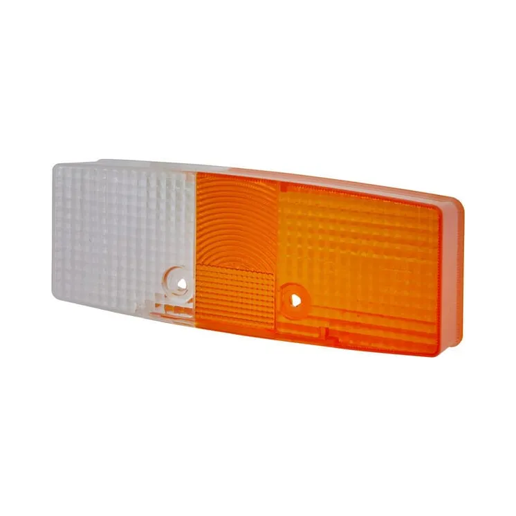 Light lens, amber/transparent, rectangular left   9EL118703001 Hella