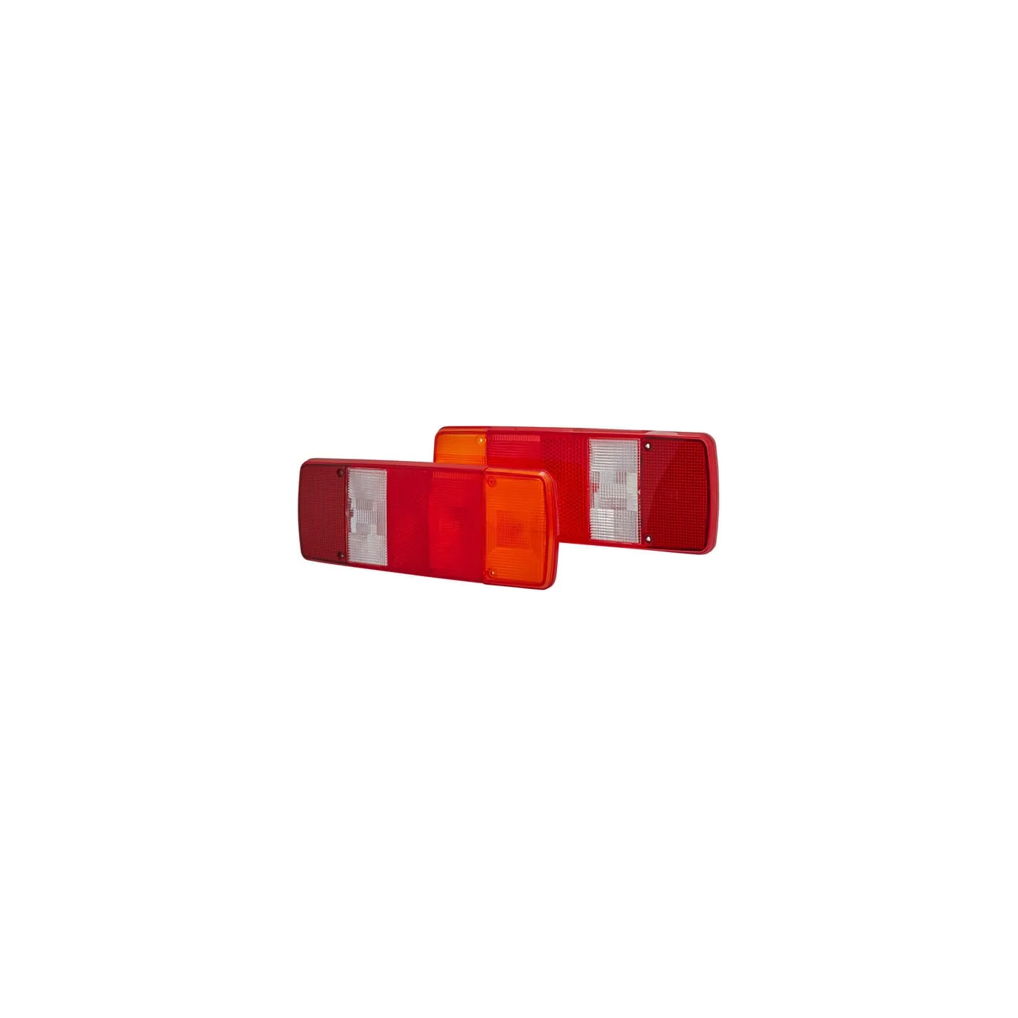 Light lens, red/transparent/amber, rectangular LH/RH/rear   9EL122689051 Hella