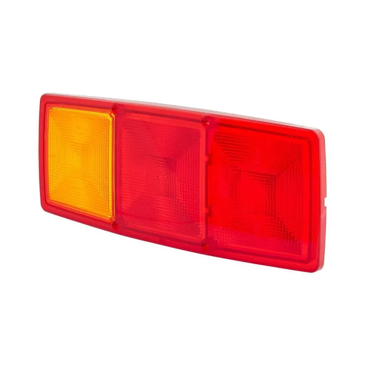 Light lens, red/transparent/amber, rectangular LH/RH/rear   9EL147747001 Hella