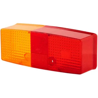 Light lens, red/transparent/amber, rectangular rear/left   9EL997451001 Hella