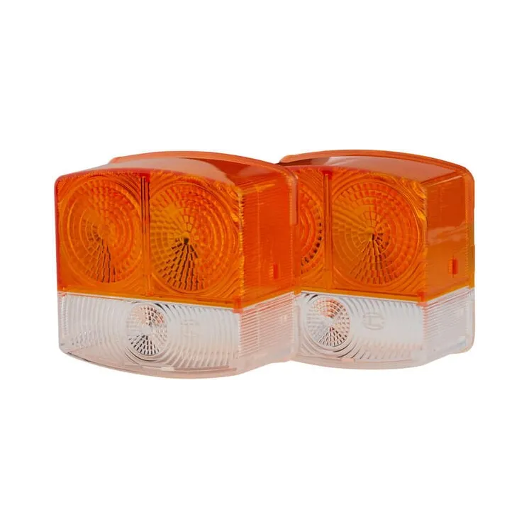 Light lens, amber/transparent, square right   9EL134742021 Hella