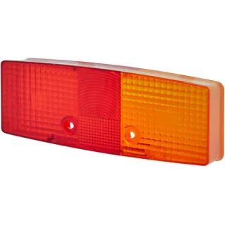 Light lens, amber/red, rectangular rear/right   9EL118701001 Hella