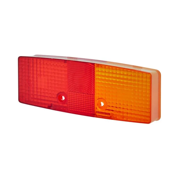 Light lens, amber/red, rectangular rear/right   9EL118701001 Hella