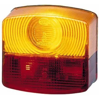 Light lens, red/transparent/amber, square LH/RH/rear   9EL118613001 Hella