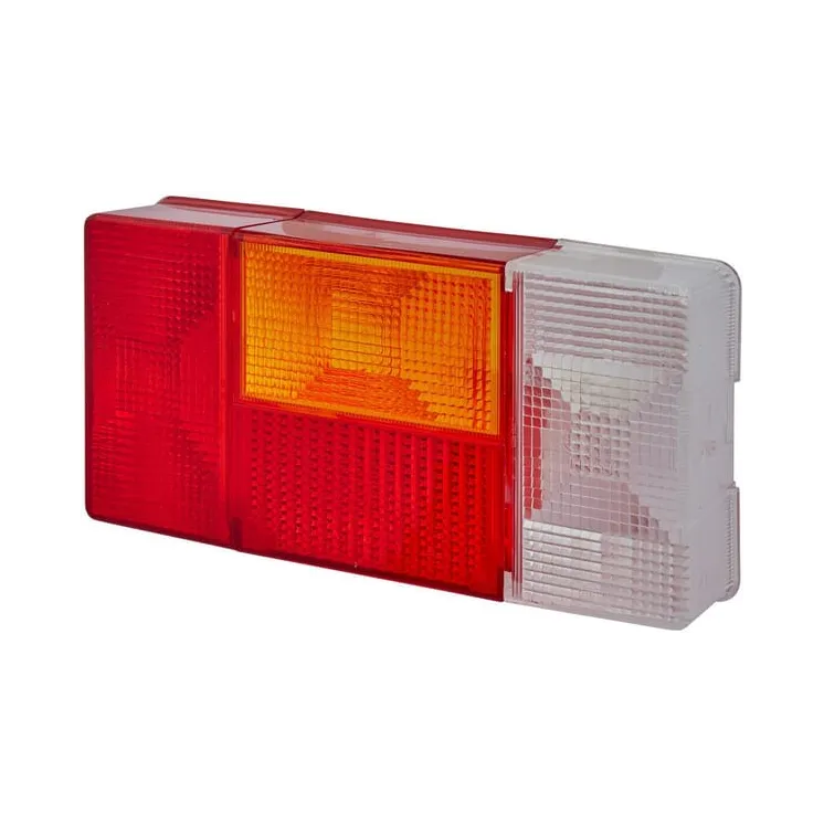 Light lens, red/transparent/amber, rectangular left   9EL136825001 Hella