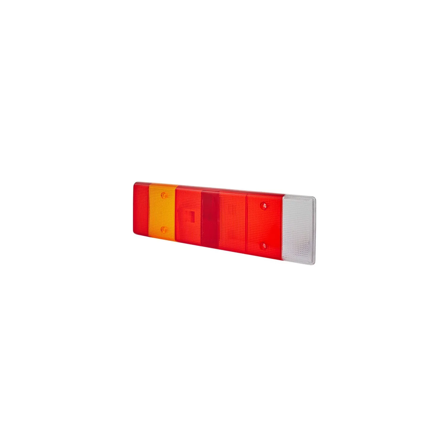 Light lens, red/transparent/amber, rectangular LH/RH/rear   9EL146887001 Hella