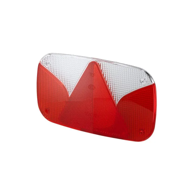 Light lens, amber/red, rectangular 244x138mm rear/left   9EL990632011 Hella
