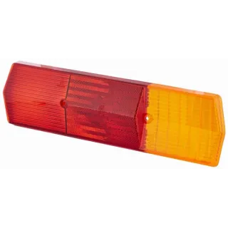 Light lens, amber/red, rectangular LH/RH/rear   9EL092435011 Hella