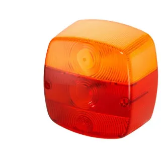 Light lens, red/transparent/amber, square LH/RH/rear   9EL146491001 Hella