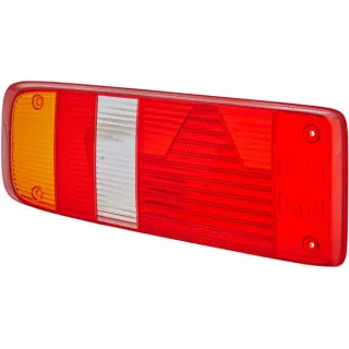 Light lens, red/transparent/amber, rectangular rear/left   9EL340829031 Hella