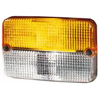 Light lens, amber/transparent, rectangular LH/RH   9EL997459001 Hella