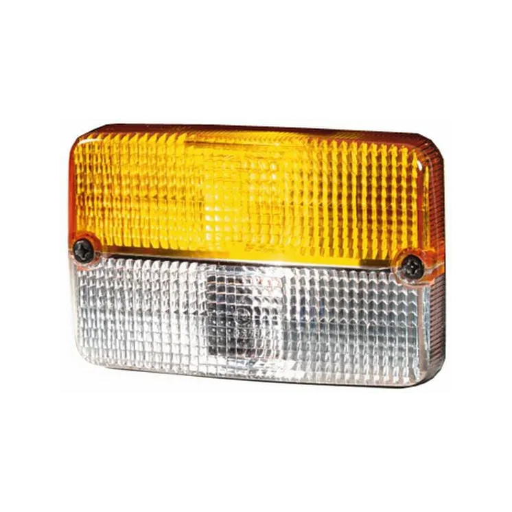 Light lens, amber/transparent, rectangular LH/RH   9EL997459001 Hella