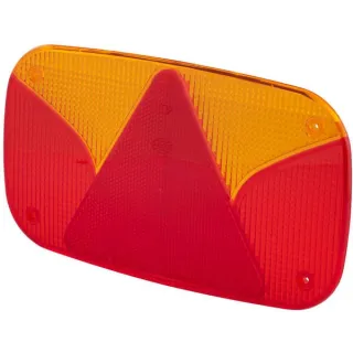Light lens, red/transparent/amber 244x138mm rear/left   9EL990632001 Hella