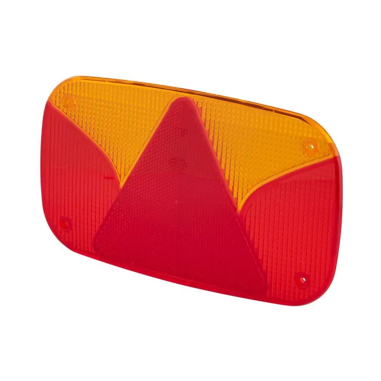 Light lens, red/transparent/amber 244x138mm rear/left   9EL990632001 Hella