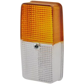 Light lens, white/amber, rectangular LH/RH   9EL120224001 Hella