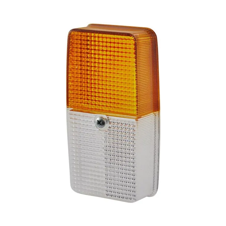 Light lens, white/amber, rectangular LH/RH   9EL120224001 Hella