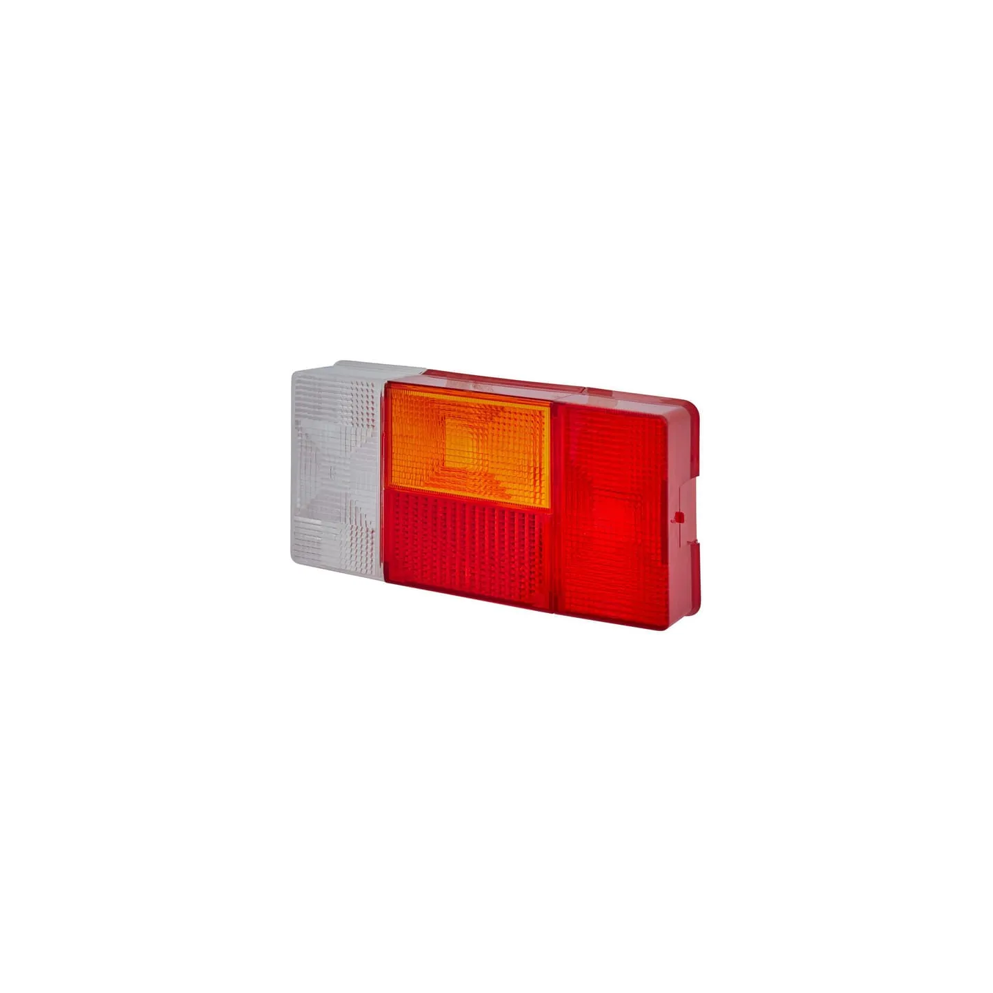 Light lens, red/transparent/amber, rectangular right   9EL136825011 Hella