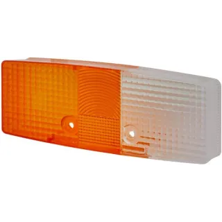 Light lens, amber/transparent, rectangular left   9EL118705001 Hella