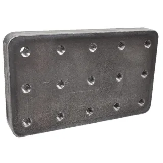 Metināt uz montāžas plāksnes 145x145mm 15x M20 8004959 Walterscheid