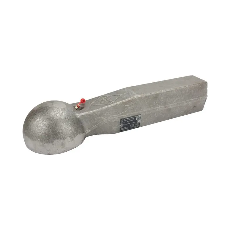 Weld-on towing eye Ball coupling 80 mm square  8004492 Walterscheid