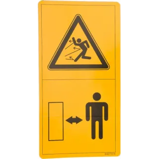 Decal Danger Flying Objects  VNB4377274 Vicon