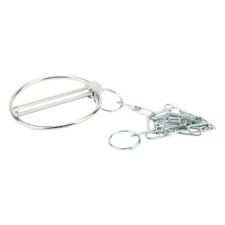 Securing pin with chain 10x80  3119320 Lemken