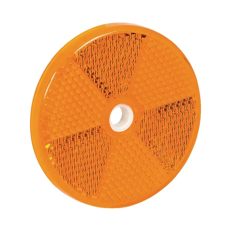Yellow reflector with hole D60  3219921 Lemken