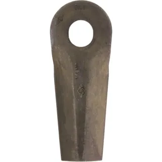 Mower blade LH/RH 129x50x4mm oval bore 20.5x18.5mm Suitable for /John Deere 25 pack  56450000 Kuhn