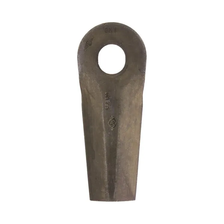 Mower blade LH/RH 129x50x4mm oval bore 20.5x18.5mm Suitable for /John Deere 25 pack  56450000 Kuhn