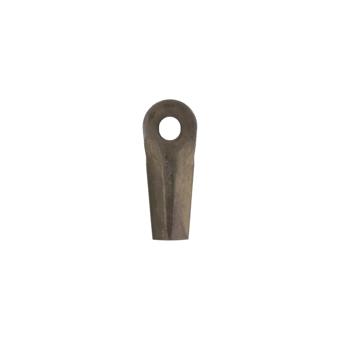 Mower blade LH/RH 129x50x4mm oval bore 20.5x18.5mm Suitable for /John Deere 25 pack  56450000 Kuhn