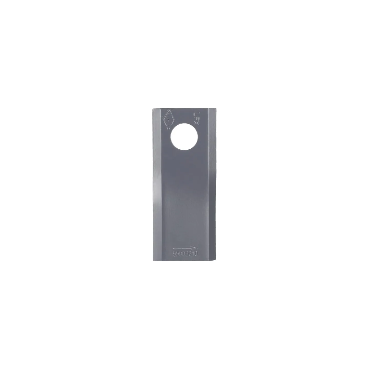 Mower blade LH 107x45x4mm bore 18.25mm Suitable for  25 pack  55903210 Kuhn
