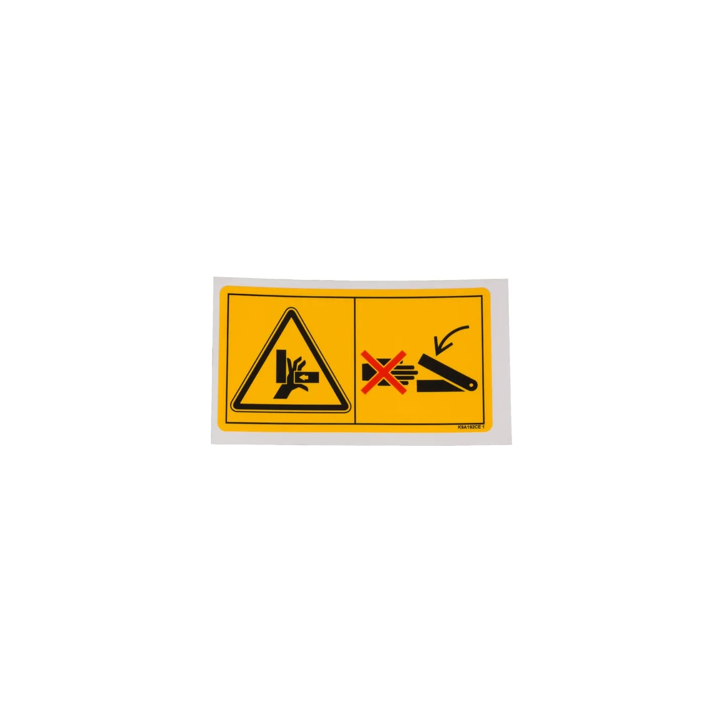 Decal, Hand Crush Danger  59900300 Kuhn
