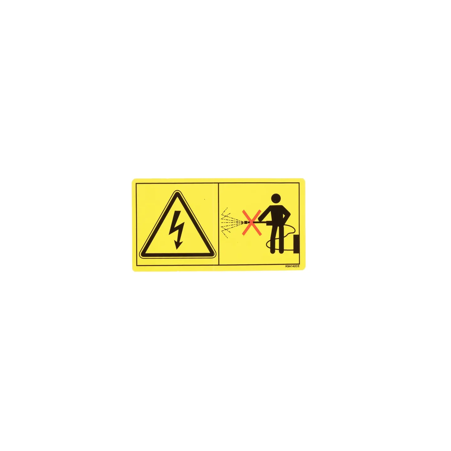 Decal No High Pressure Clean  K9A142CE Kuhn