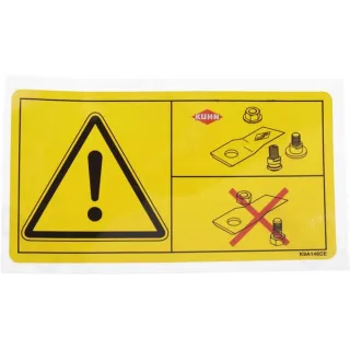 Decal  K9A146CE Kuhn 59901100