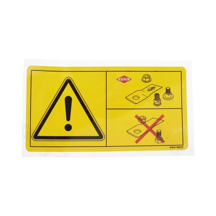 Decal  K9A146CE Kuhn 59901100