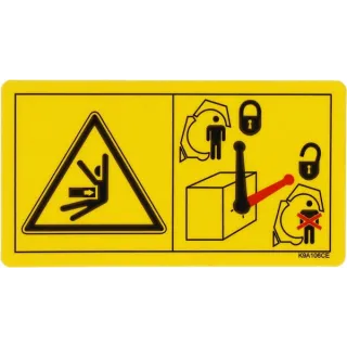 Safety Decal  K9A106CE Kuhn